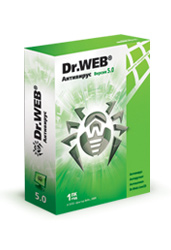 Купить книгу почтой в интернет магазине Dr.Web® Anti-virus for Windows, BOX на 1 год