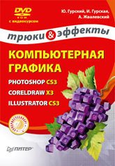Купить книгу почтой в интернет магазине Книга Компьютерная графика: Photoshop CS3, CorelDRAW X3, Illustrator CS3. Трюки и эффекты. Гурский (