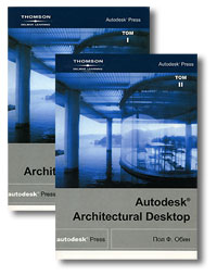 Книга Autodesk Architectural Desktop т.1, т.2. Обин (+CD)