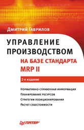 Купить книгу почтой в интернет магазине Книга Управление производством на базе стандарта MRP II. 2-е изд. Гаврилов